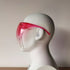 Hot sale multicolor clear PC material tinted blocc visor face shield for outdoor protection